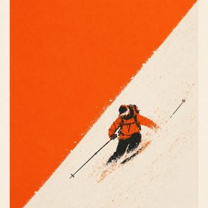 B2: Clínica de esquí en pendiente fuerte
